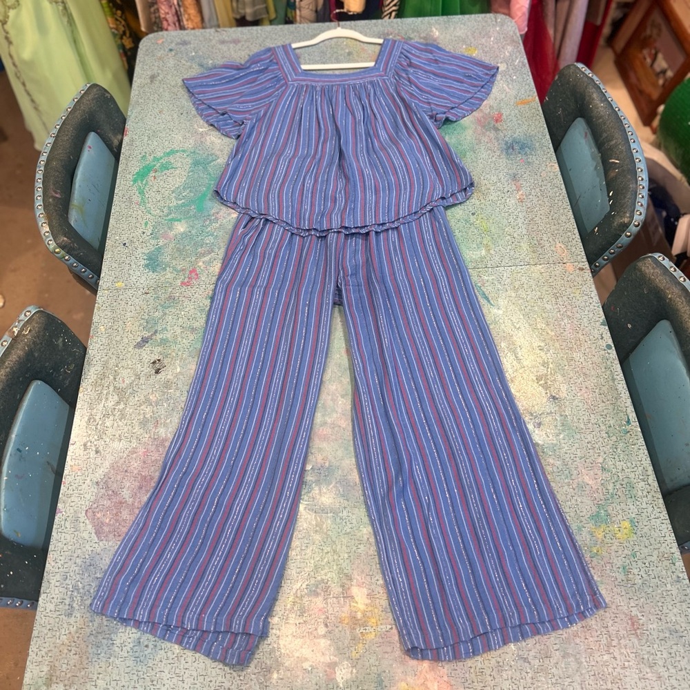 Metallic Striped Set